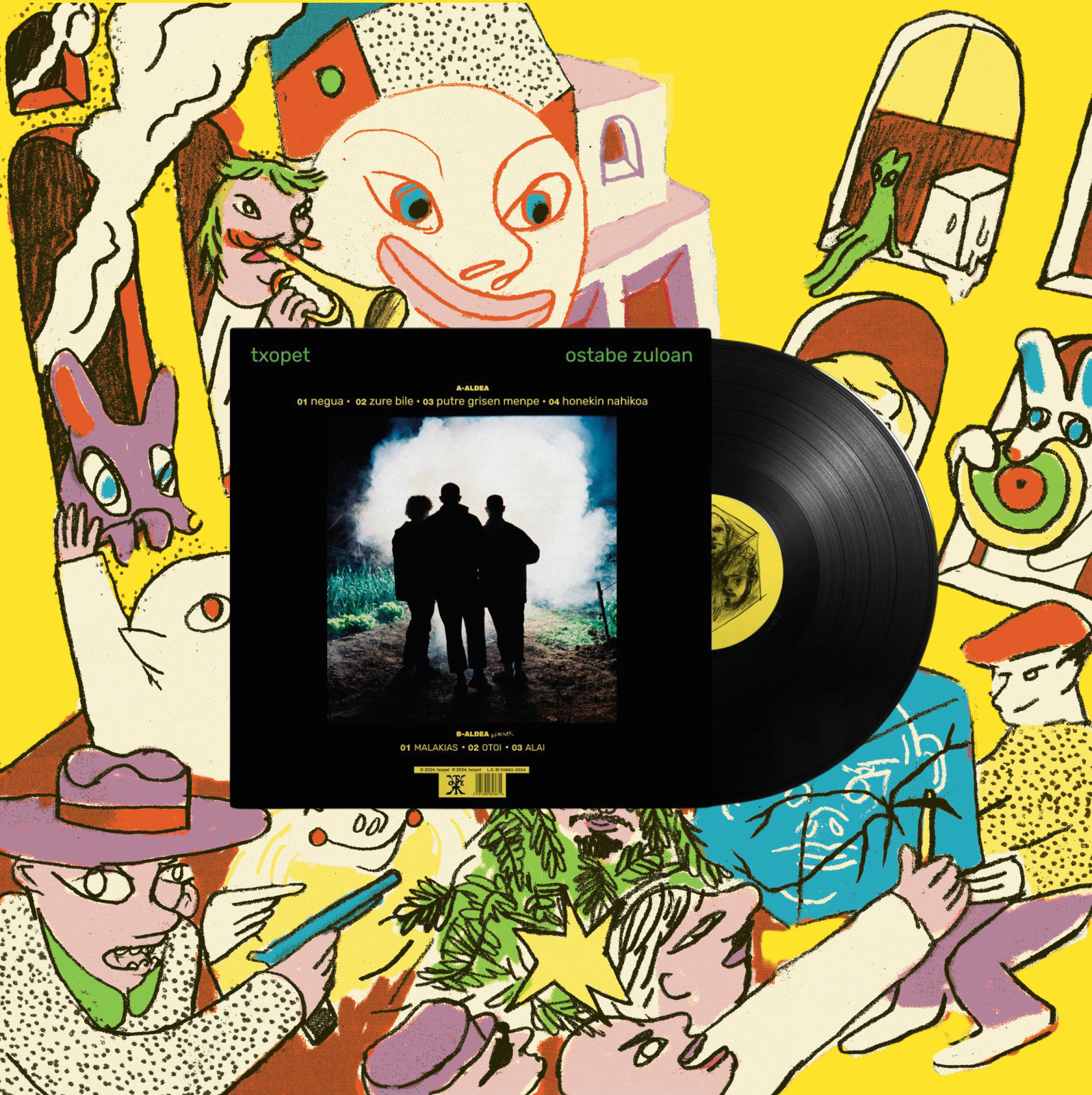 Txopet · Ostabe Zuloan · Biniloa