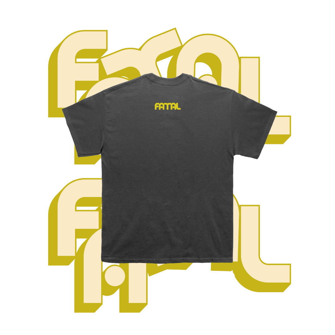 PREVENTA · FATAL · CAMISETA NEGRA
