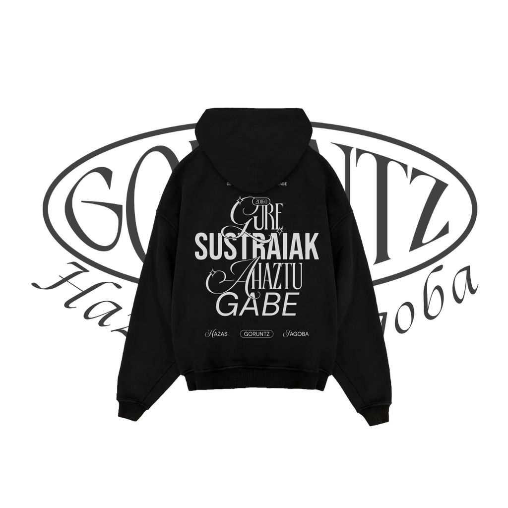 Goruntz · Sudadera Beltza