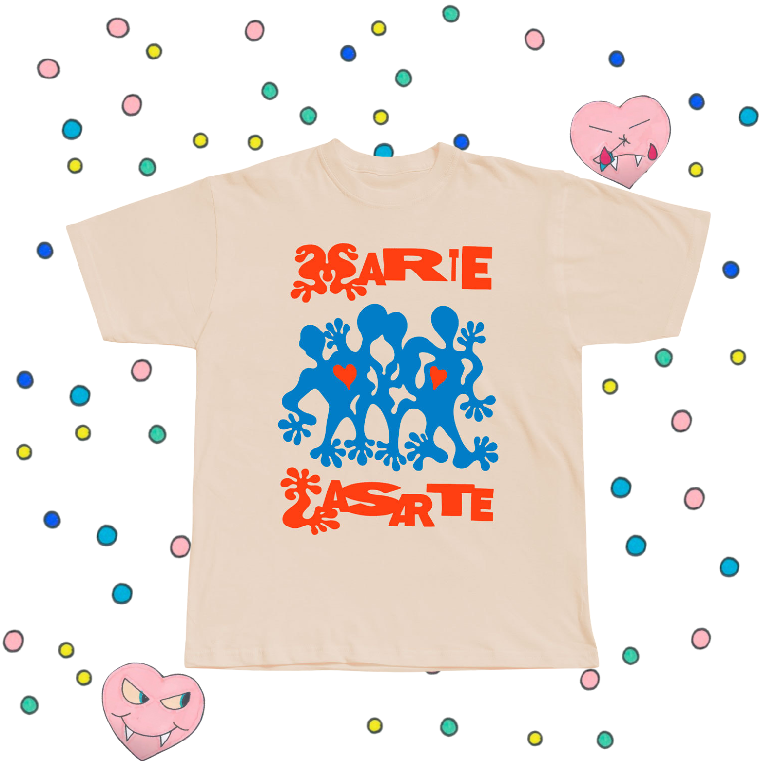 Marte Lasarte · Kamiseta Krema